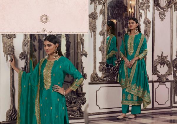 Zisa Charmy Silky Festiva Silk Designer Salwar Kameez Collection